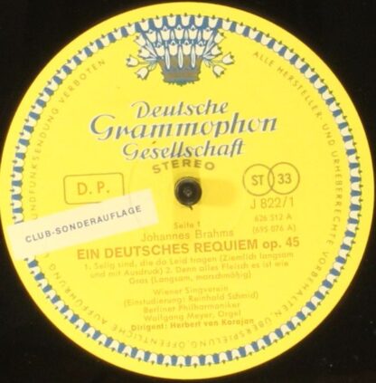 Deutscher Schallplattenclub J 822/1 - Ein Deutsches Requiem - Image 7