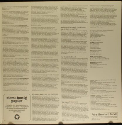 Residentie-Orkest 6818.673/674 - Soloists From The Orchestra Pla - Image 3