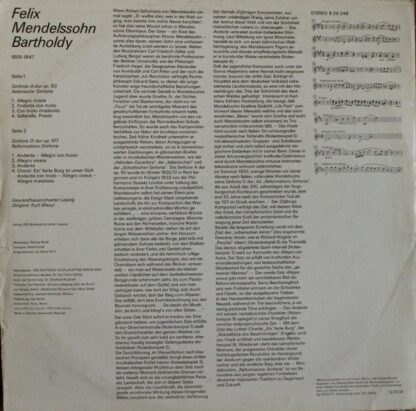 Eterna 8 26 248 - Sinfonie A-dur Op. 90 ›Italienische Sinfonie‹ - Image 2
