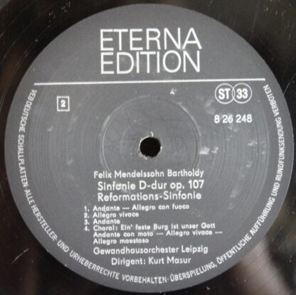 Eterna 8 26 248 - Sinfonie A-dur Op. 90 ›Italienische Sinfonie‹ - Image 4