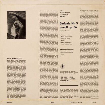 Eterna 8 20 355 - Sinfonie Nr. 3 A-Moll Op. 56 - Image 2