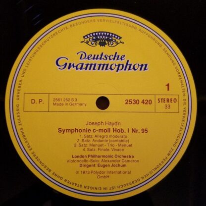 Deutsche Grammophon 2530 420 - Symphonie Nr. 95 • Nr. 96 „The Mi - Image 3