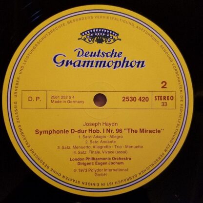Deutsche Grammophon 2530 420 - Symphonie Nr. 95 • Nr. 96 „The Mi - Image 4