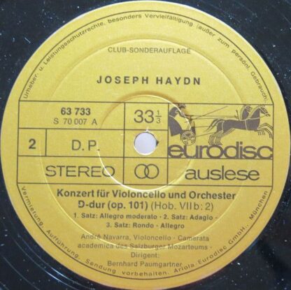 Eurodisc 63 733 - Paukenschlag-Symphonie - Image 4