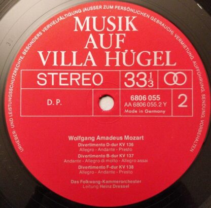 Not On Label 6806 055 - Musik Auf Villa Hügel - Image 4