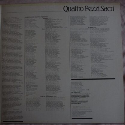 His Master's Voice Digital 1C 067 1435721 - Quattro Pezzi Sacri - Image 4