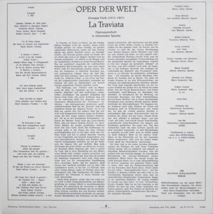 Eterna 8 20 388 - La Traviata (Opernquerschnitt In Italienischer - Image 2