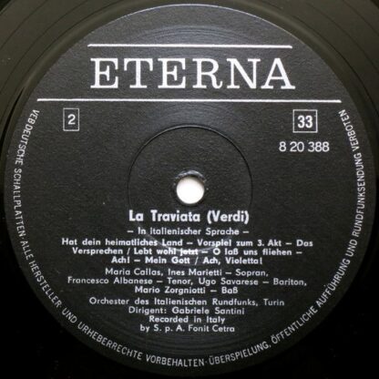 Eterna 8 20 388 - La Traviata (Opernquerschnitt In Italienischer - Image 4
