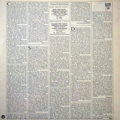 CBS Masterworks Digital D 37796 - Haydn: Violin Concerto No. 1 / - Image 2