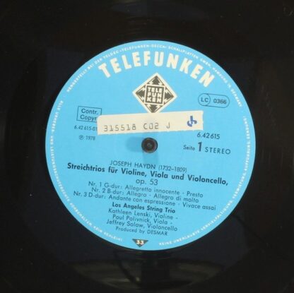 Telefunken 6.42615 - Streichtrios - Image 3