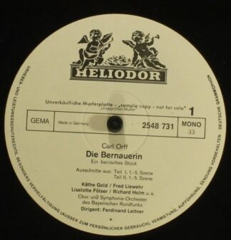 HELIODOR 2548 731 - Die Bernauerin (Ein Bairisches Stück) - Quer