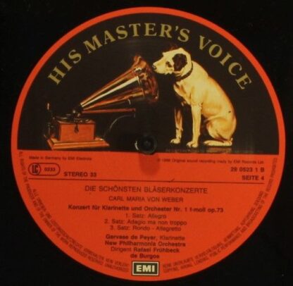 His Master's Voice 1C 137 29 0522 3 - Die Schönsten Bläserkonzer - Image 6