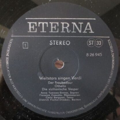 Eterna 8 26 945 - Weltstars Singen Verdi - Image 3