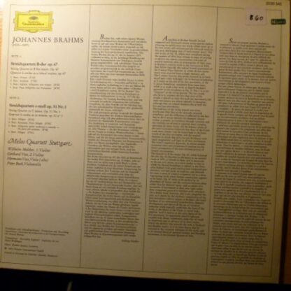 Deutsche Grammophon 2530 345 - Streichquartette - String Quartet - Image 2