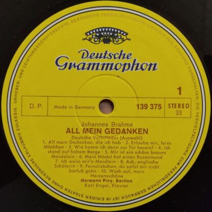 Deutsche Grammophon 139 375 SLPM - All Mein Gedanken (Deutsche V - Image 3