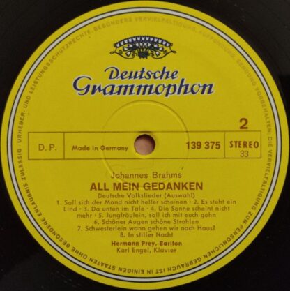 Deutsche Grammophon 139 375 SLPM - All Mein Gedanken (Deutsche V - Image 4