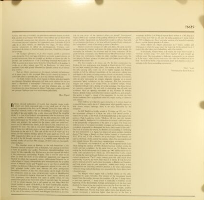 CBS 76 639 - Sonaten Für Violoncello & Klavier Nr. 1 & 2 - Image 4