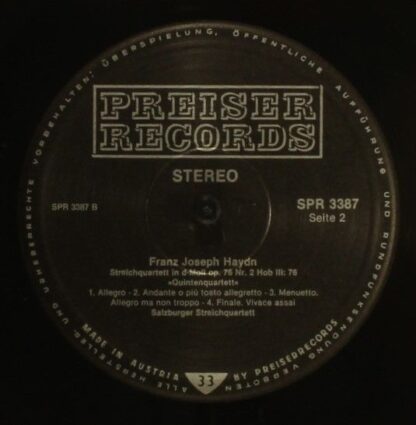 Preiser Records SPR 3387 - Eine Kleine Nacht Musik - Image 4