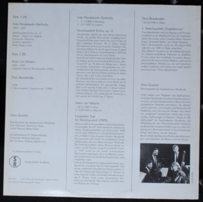 Not On Label (Artus Quartett Self-Released) none - Streichquarte - Image 2