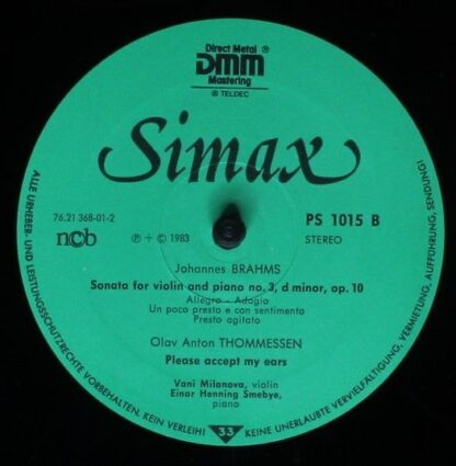Simax Classics PS 1015 - Sonata For Violin And Piano No. 3, C-mi - Image 6