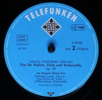 Telefunken 6.42615 - Streichtrios - Image 6