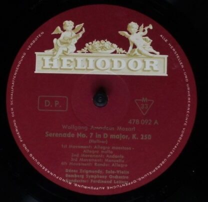 HELIODOR 478 092 - Serenade No.7 In D Major, K 250 (Haffner) - Image 3