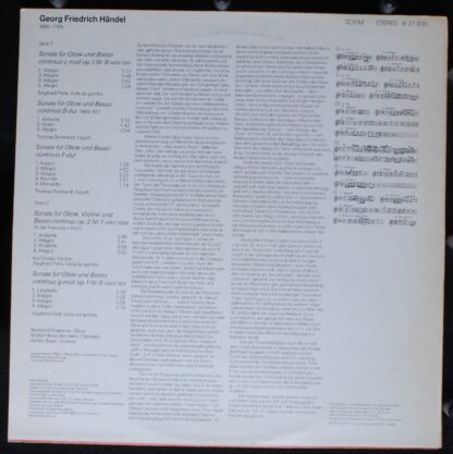 Eterna 8 27 836 - Vier Sonaten Für Oboe Und Basso Continuo - Image 2