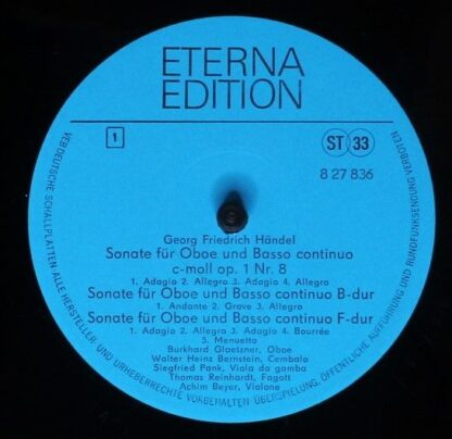 Eterna 8 27 836 - Vier Sonaten Für Oboe Und Basso Continuo - Image 3