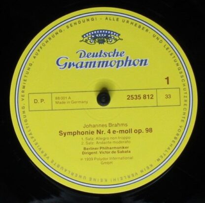 Deutsche Grammophon 2535812 - Symphonie Nr.4 - Image 4