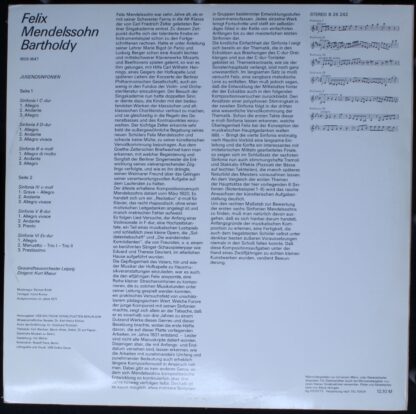 Eterna 8 26 242 - Jugendsinfonien - Image 2