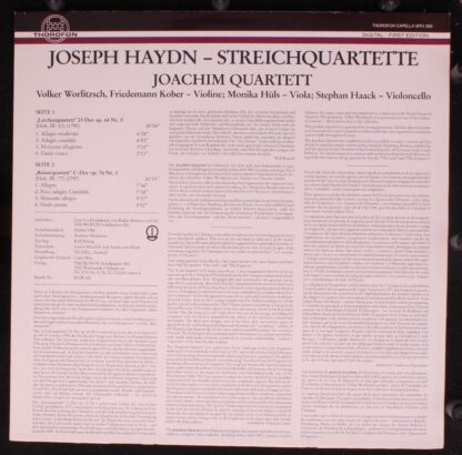 Thorofon Capella MTH 300 - Haydn - Streichquartette - Image 2