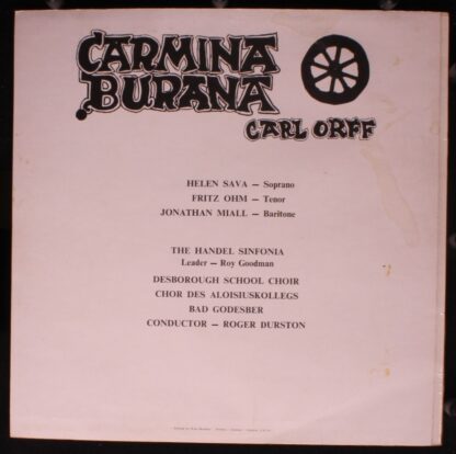 Hollick & Taylor LPS 1509 - Carmina Burana - Image 2