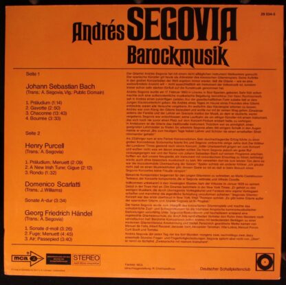 MCA Records J 534/9 - Barockmusik - Image 2