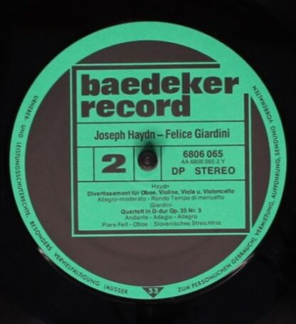 Baedeker Record 6806 065 - Oboenquartette - Image 4