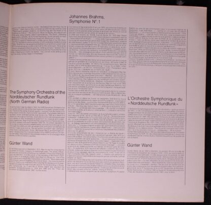 Deutsche Harmonia Mundi 14 272 9 - Sinfonie Nr. 1 C-moll, Op. 68 - Image 4