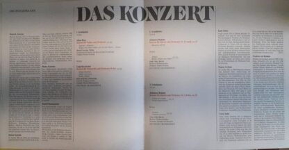 Deutsche Grammophon 29 571-7 - Das Konzert - Berg, Boccherini, B - Image 4