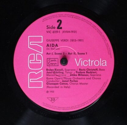 RCA Victrola VIC 6119-1-3 - Giuseppe Verdi/ Orchestra Del Teatro - Image 5
