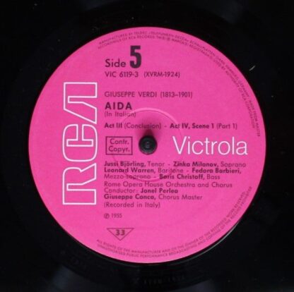 RCA Victrola VIC 6119-1-3 - Giuseppe Verdi/ Orchestra Del Teatro - Image 8