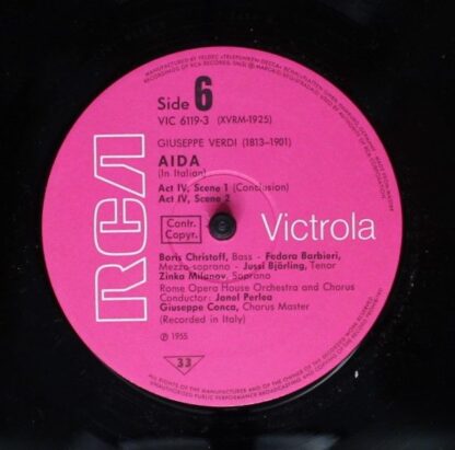 RCA Victrola VIC 6119-1-3 - Giuseppe Verdi/ Orchestra Del Teatro - Image 9