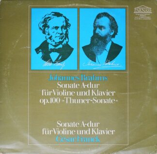 Parnass 74 953 - Johannes Brahms, César Franck, Theo Olof, Danie