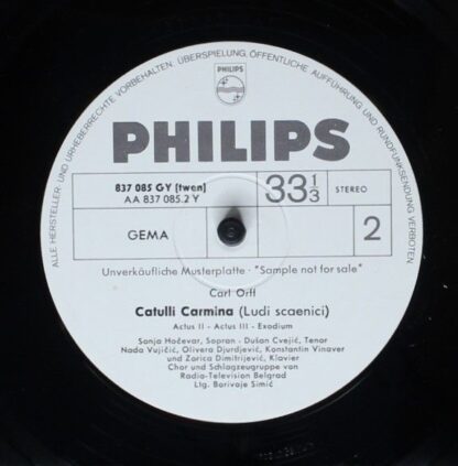 Philips 837 085 GY - Catulli Carmina - Image 4