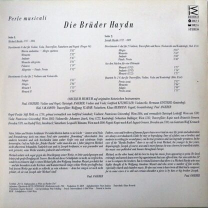 KKM Records 3012-1 - Die Brüder Haydn - Image 2