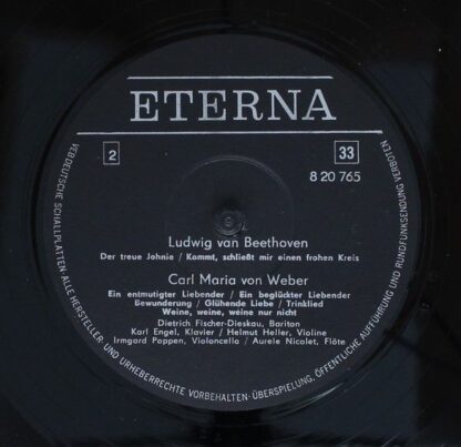 Eterna 8 20 765 - Joseph Haydn, Ludwig van Beethoven, Carl Maria - Image 2