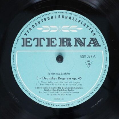 Eterna 820 037 - Ein Deutsches Requiem