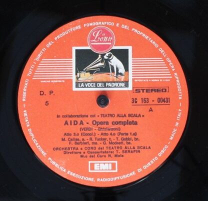La Voce Del Padrone 3 C 163-00429/31 - Giuseppe Verdi, Maria Cal - Image 8