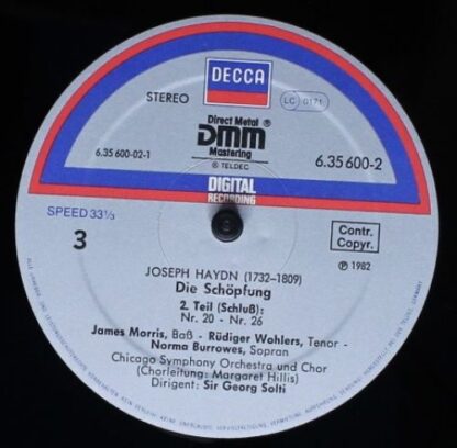 DECCA 6.35600 FA - Joseph Haydn, Chicago Symphony Chorus, The Ch - Image 5