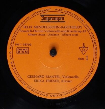 Da Camera Magna SM 93703 - Felix Mendelssohn-Bartholdy- Gerhard - Image 3
