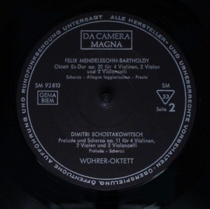 - WUERER OCTET shatkovich & MENDELSSOHN 1973 - Image 4