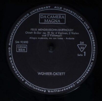 - WUERER OCTET shatkovich & MENDELSSOHN 1973 - Image 3