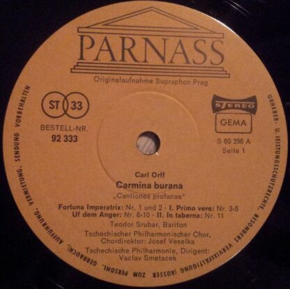 Parnass 92 332 - Trionfi (Trittico Teatrale) (Carmina Burana • C - Image 2